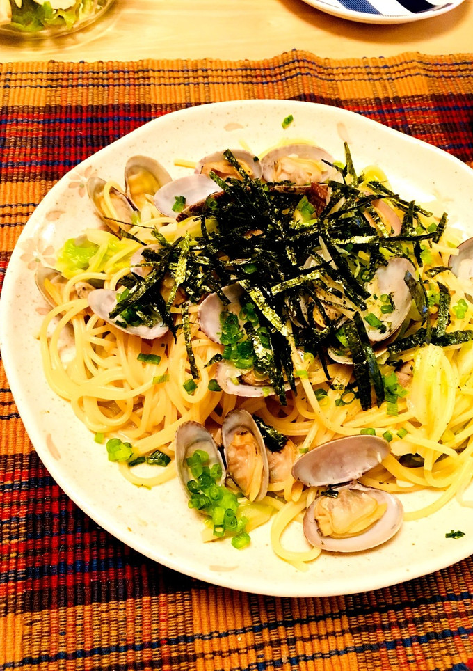 めんつゆで簡単あさりの和風パスタ-レシピのメイン写真