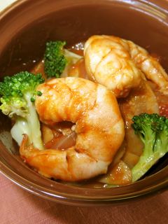 ごぼうとえびのトマト煮-レシピのメイン写真