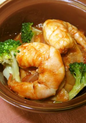 ごぼうとえびのトマト煮-レシピのメイン写真