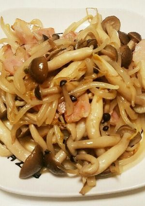 しめじベーコンもやしのバター醤油炒め-レシピのメイン写真