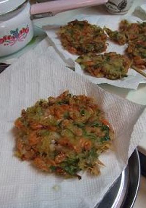 ちゃちゃっとフライパンでかき揚げ-レシピのメイン写真