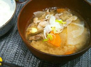 こま切れ肉で！あったか美味しい豚汁☆-レシピのメイン写真