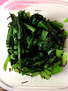小松菜の塩昆布和え-レシピのメイン写真
