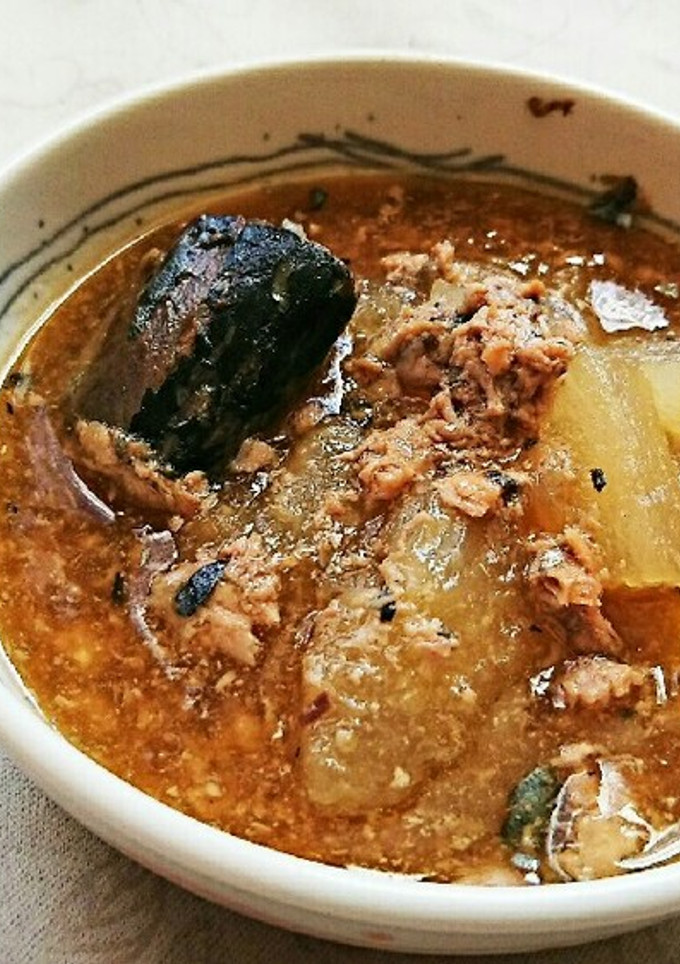 さば水煮缶と冬瓜の煮物-レシピのメイン写真