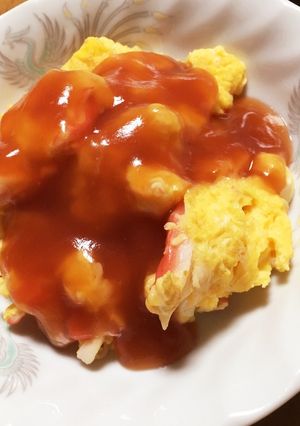 かに玉&甘酢餡-レシピのメイン写真