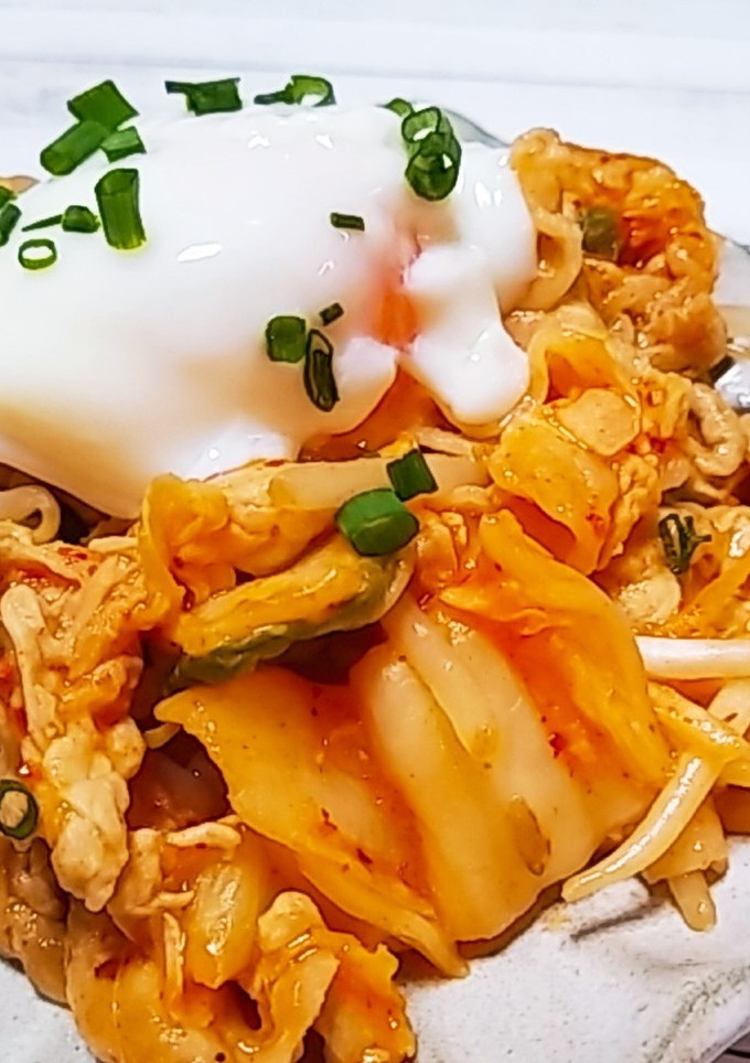 もやしでかさまし♡おいし～コク旨豚キムチ-レシピのメイン写真