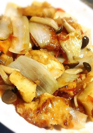 鶏胸肉で‼︎〜揚げない柔らか酢鶏〜-レシピのメイン写真