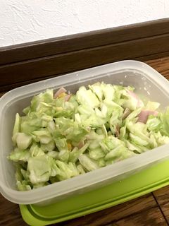キャベツとハムのマヨサラダ-レシピのメイン写真
