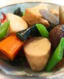 鰹と昆布と椎茸の出汁の取り方と根菜煮