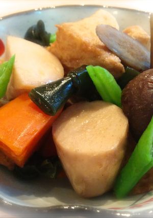 鰹と昆布と椎茸の出汁の取り方と根菜煮-レシピのメイン写真