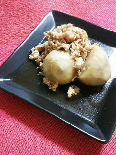 余った挽き肉で☆里芋と鶏挽き肉煮。-レシピのメイン写真