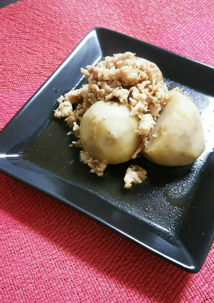 余った挽き肉で☆里芋と鶏挽き肉煮。-レシピのメイン写真