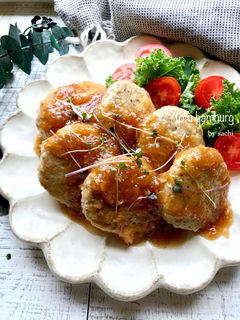 豆腐ハンバーグ☆おろしソース-レシピのメイン写真