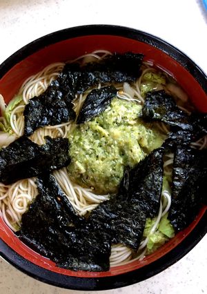 オクラのトロロにゅうめん-レシピのメイン写真