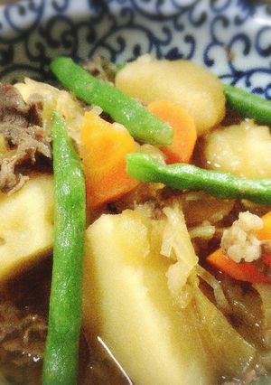 お肉やわらか★めんつゆで★うちの肉じゃが-レシピのメイン写真