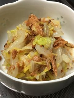 チンして混ぜるだけ!簡単白菜の和え物-レシピのメイン写真