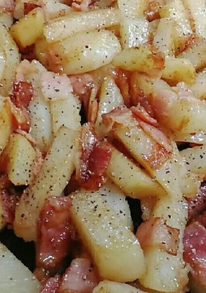 じゃがいもとベーコンの醤油バター炒め❤-レシピのメイン写真