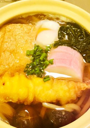 ぐつぐつ鍋焼きうどん-レシピのメイン写真