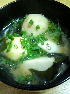 里芋のお味噌汁-レシピのメイン写真