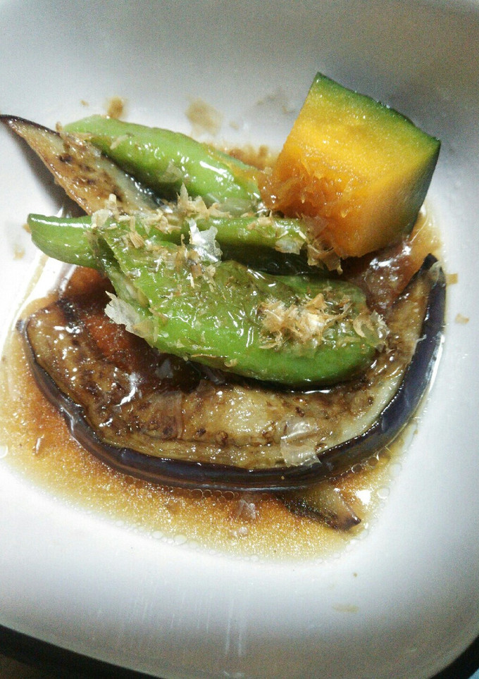 かぼちゃと茄子の揚げ浸し-レシピのメイン写真