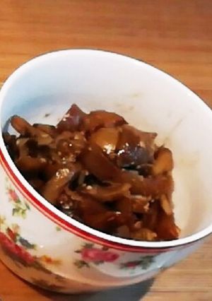 あけびと舞茸と油揚げの味噌炒め-レシピのメイン写真