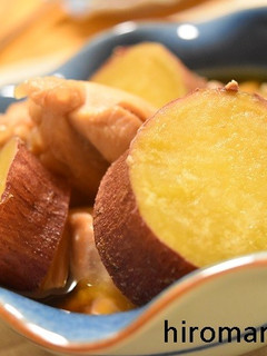 煮るだけ!簡単!さつまいもと鶏肉の甘煮-レシピのメイン写真