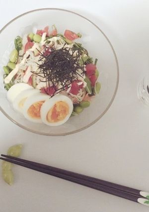 サラダうどん-レシピのメイン写真
