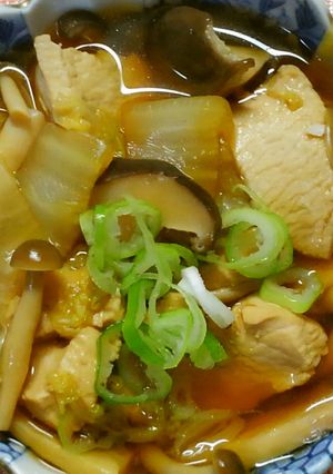白菜と きのこと鶏むね肉のさっぱり煮♡-レシピのメイン写真