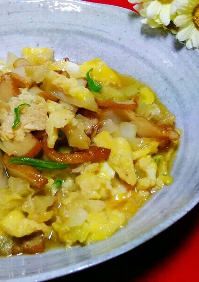キャベツと薩摩揚げの卵とじ☆-レシピのメイン写真