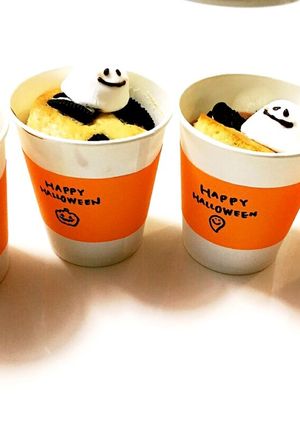 紙コップでオレオバナナカップケーキ-レシピのメイン写真