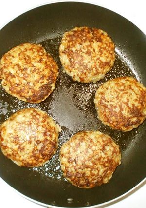 大麦ハンバーグ♪簡単-レシピのメイン写真