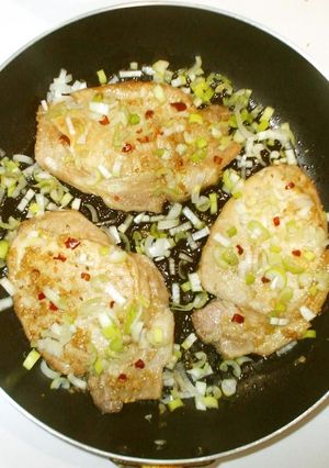 豚ロースとんてき♪簡単薬味焼き-レシピのメイン写真