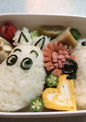 ムーミン キャラ弁-レシピのメイン写真