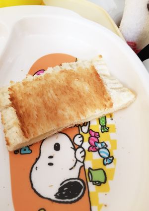 フォークで即席☆簡単☆ホットサンド-レシピのメイン写真