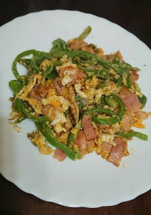 弁当・おかず・ベーコン・ピーマン・卵-レシピのメイン写真
