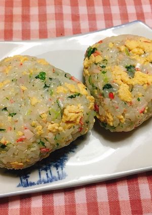 米油の彩りオイルおにぎり-レシピのメイン写真