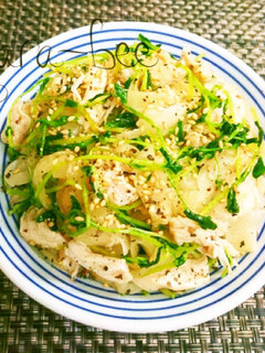 簡単♡かぶと豆苗とささみのペッパーナムル-レシピのメイン写真