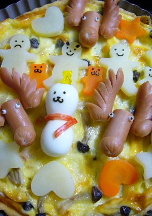 こどもが喜ぶクリスマスキッシュ-レシピのメイン写真
