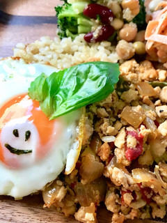 豆腐でヘルシー☆ガパオライス-レシピのメイン写真