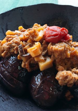 ナスの梅肉 味噌あんかけ-レシピのメイン写真