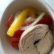 余った鶏ハムをリメイク!パプリカのマリネ