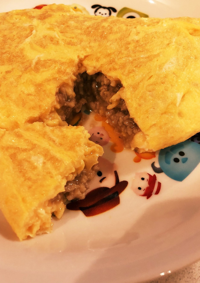 鶏そぼろの和風オムレツ☆-レシピのメイン写真
