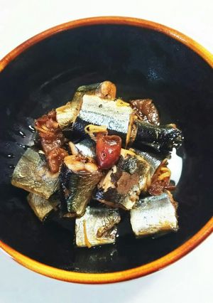 圧力鍋が無くても出来たよ♪秋刀魚の梅煮-レシピのメイン写真