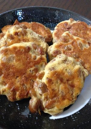お弁当や手づかみ食べにも☆納豆焼き-レシピのメイン写真