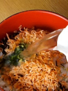干しあみとわさびのお茶漬け-レシピのメイン写真