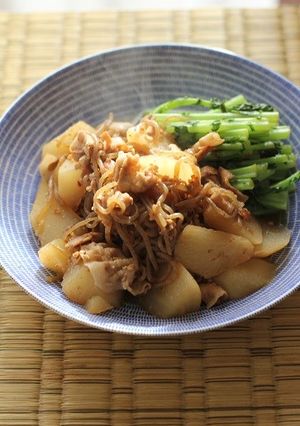 糸こんにゃくも「豚バラ大根」炒め煮-レシピのメイン写真
