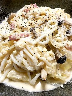 こんにゃく麺★カルボナーラ-レシピのメイン写真