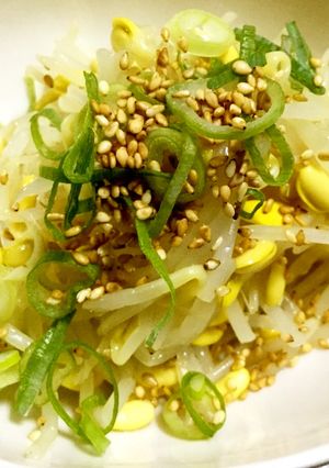 超楽々　豆もやしでコンナムル 作ります-レシピのメイン写真