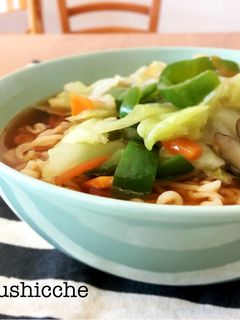 とろみ野菜みそラーメン-レシピのメイン写真