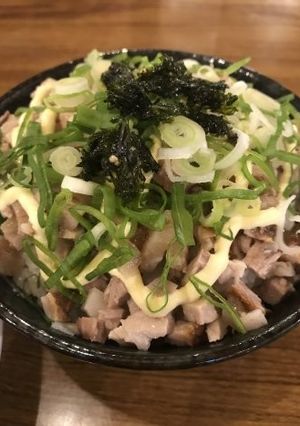 ランチにチャーシューマヨ丼-レシピのメイン写真